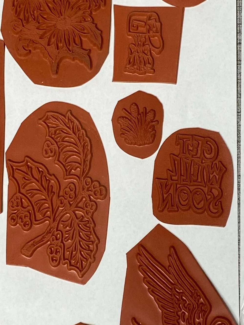 NEW VTG Rubber Cling Stamps Mixed Theme NEW OLD STOCK 15pc Lot